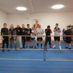 Une rencontre interclub de boxe